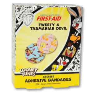 Tweety & Taz Spot Bandages