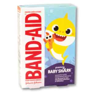 Baby Shark Band-Aid Bandages