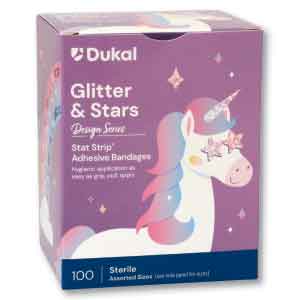 Glitter Stars 'n Strips Bandages