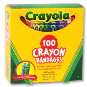 Crayon Strips Bandages