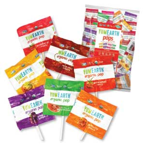 YummyEarth Organic 5 lb. Bulk Lollipops Candy
