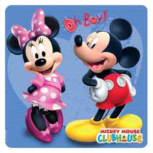 Mickey & Minnie Mouse Glitter Disney Stickers