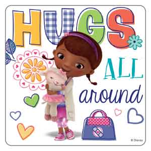 Doc McStuffins Glitter Disney Stickers