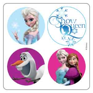 Frozen MiniBadge™ Disney Stickers