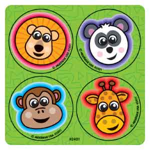Animal Fun MiniBadges™ Stickers