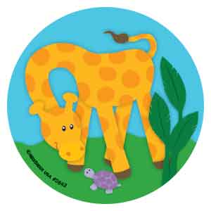 Baby Zoo Animals Asst. Stickers