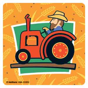 Tuff Tractors Asst. Stickers