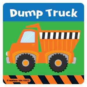 Toy Trucks Asst. Stickers