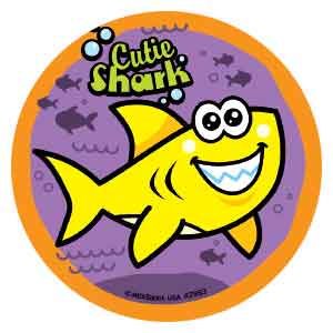 Cutie Sharks Asst. Stickers