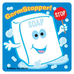 GermStoppers Asst. Health Stickers