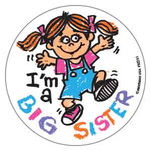 Big Sister Medical Stickers