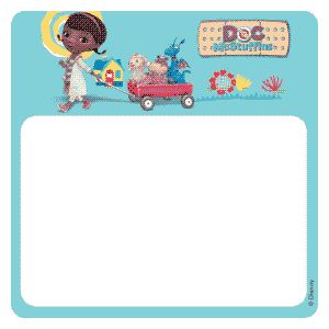 Personalized Doc McStuffins Stickers