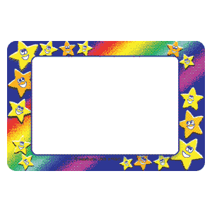 Personalized Happy Stars Stickers