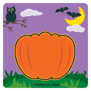 Pumpkin Make-A-Sticker Asst.