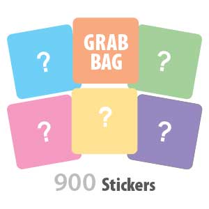 Grab Bag of Character Licensed Stickers