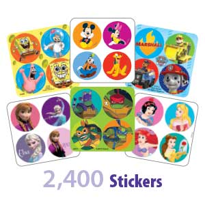 MiniBadge™ Licensed Sticker Sampler