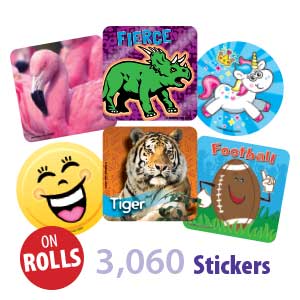Super Sticker Sampler Rolls