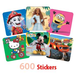 Top Sellers Licensed Sticker Sampler