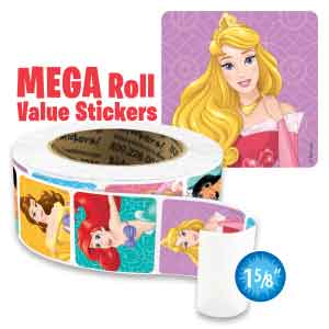 Disney Princesses Mega Roll Value Stickers