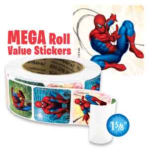 Spider-Man Classic Mega Roll Value Stickers