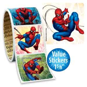Spider-Man Classic Value Stickers - Roll