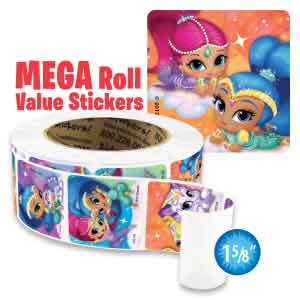 Shimmer and Shine Mega Roll Value Stickers™