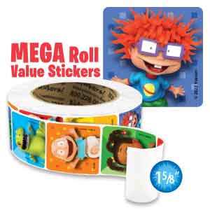 SpongeBob Faces Mega Roll Value Stickers