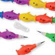 Neon Shark Stackable Pencils