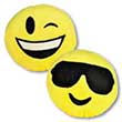 Plush Emoji Smile Faces