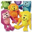 Neon Plush Monkeys