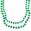 Metallic Shamrock Necklaces