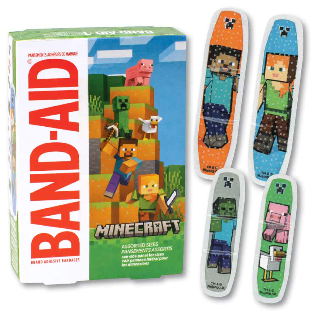 Minecraft Band-Aid Bandages