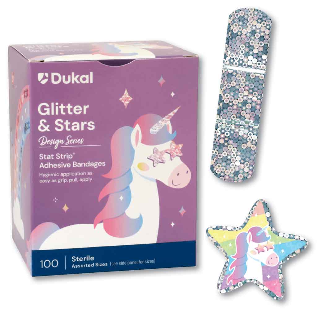 Glitter Stars 'n Strips Bandages