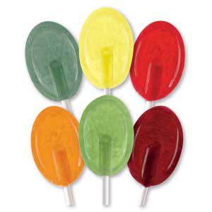 Dr. John's Candies Sugarless Fruit Lollipops