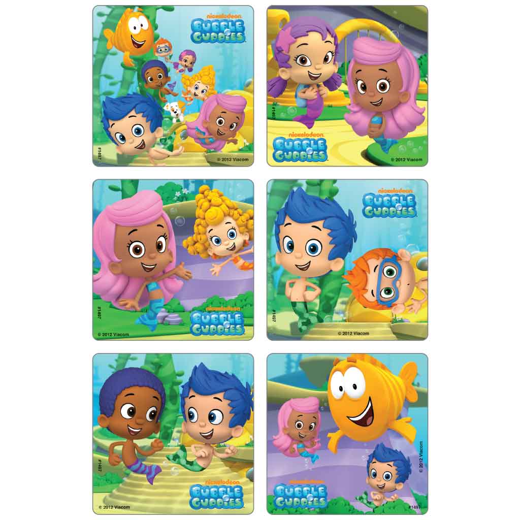 Bubble Guppies - Scenes Stickers