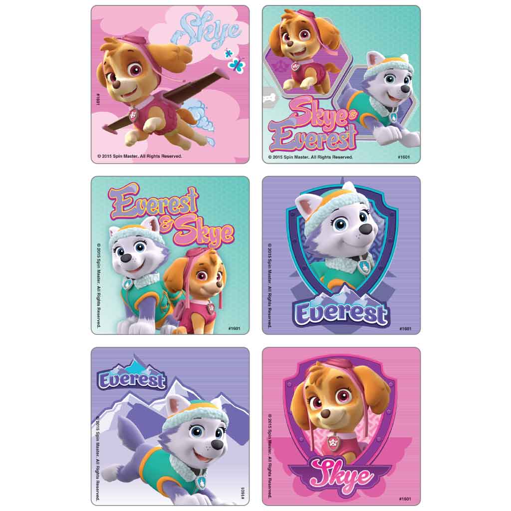 PAW Patrol - Girl Pups Stickers