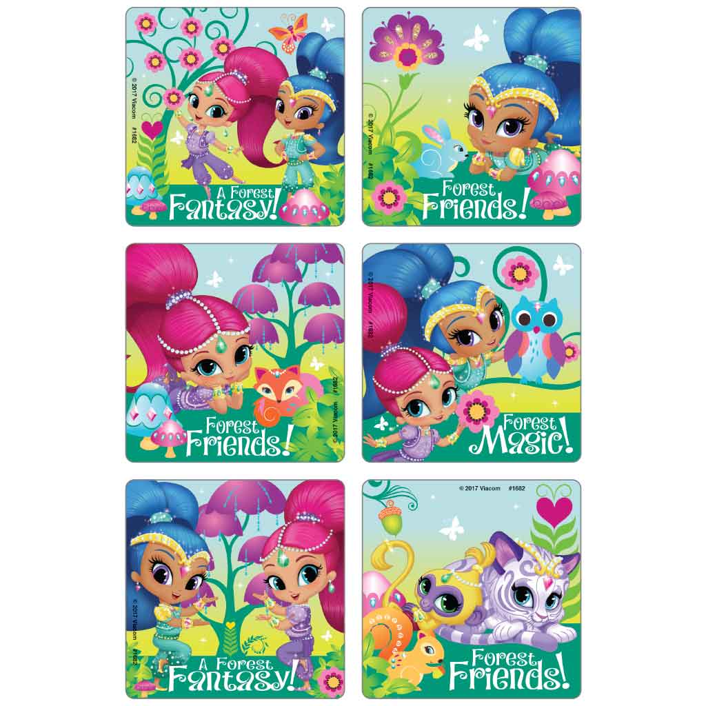 Shimmer and Shine Magical Forest Stickers