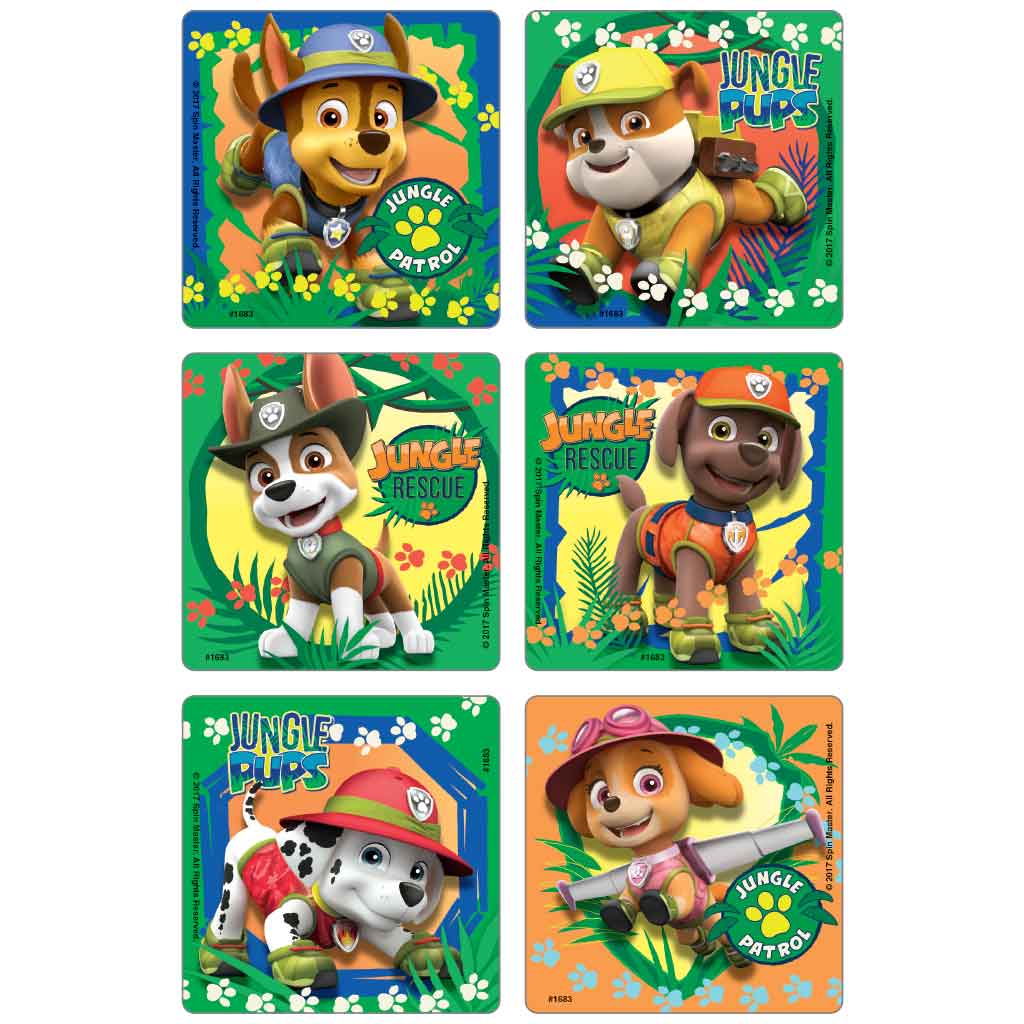 PAW Patrol Jungle Patrol Stickers