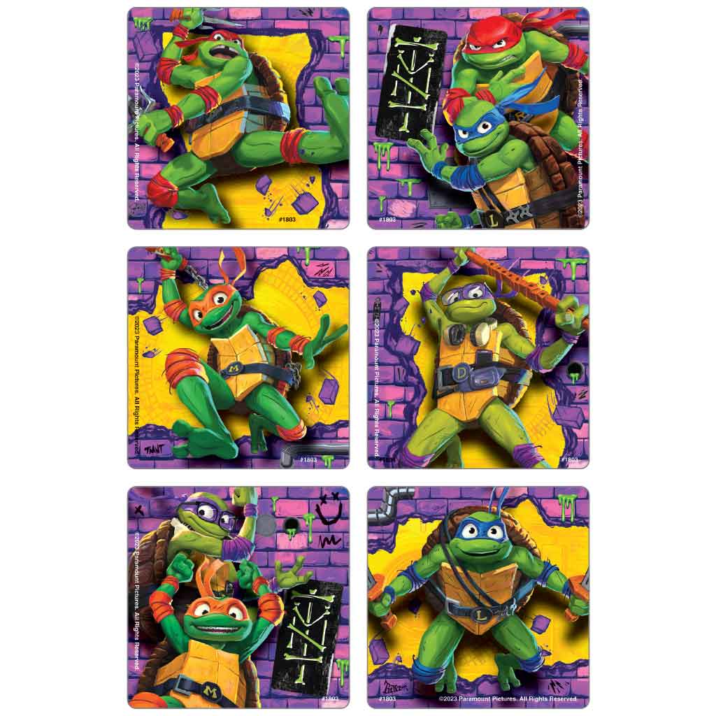 Teenage Mutant Ninja Turtles: Mutant Mayhem Movie Stickers