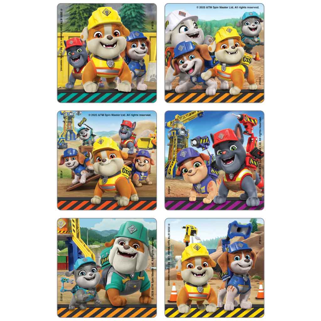 Rubble & Crew - Pups at Work Stickers