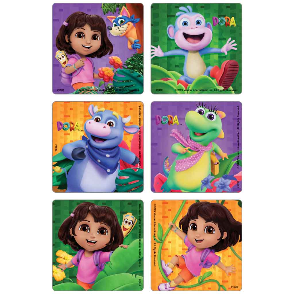 Dora Rainforest Friends Stickers