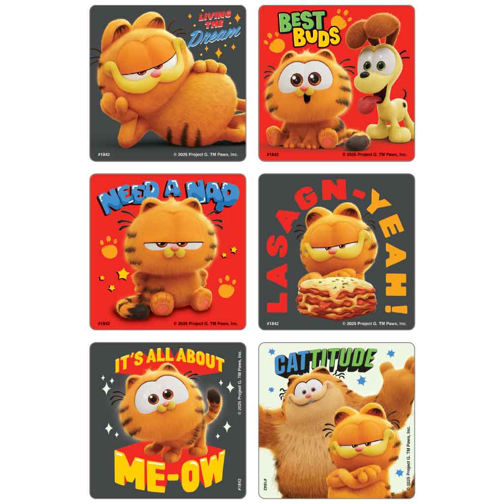 The Garfield Movie Stickers