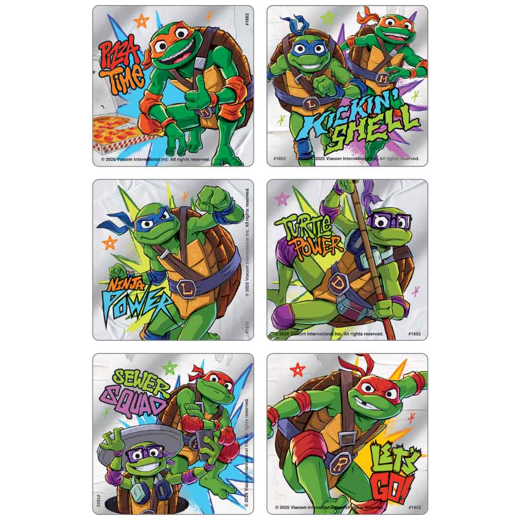 Tales of the Teenage Mutant Ninja Turtles Foil Stickers