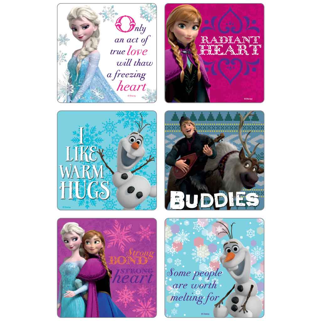 Disney Frozen Snowflakes 'n Slogans Stickers