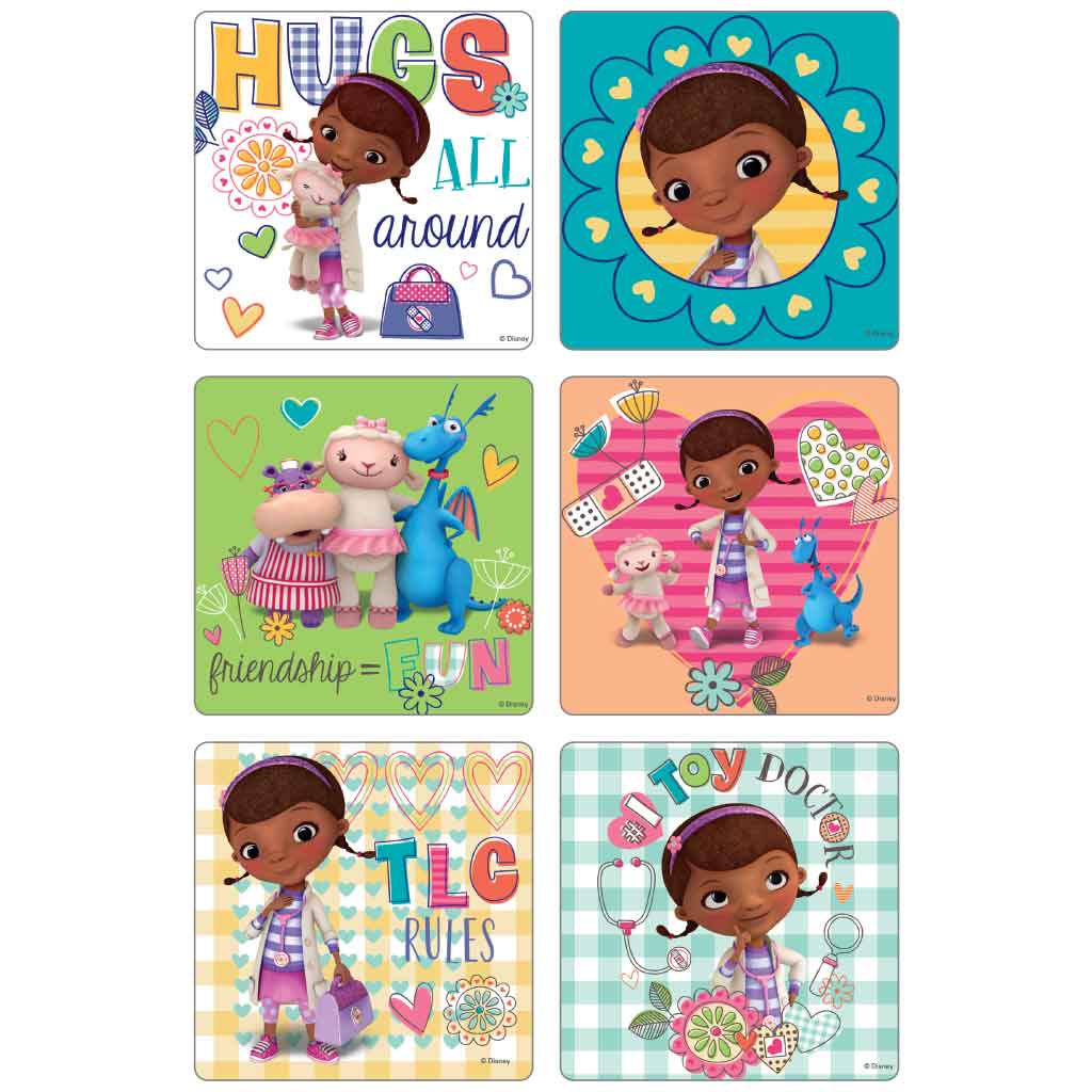 Doc McStuffins Glitter Disney Stickers