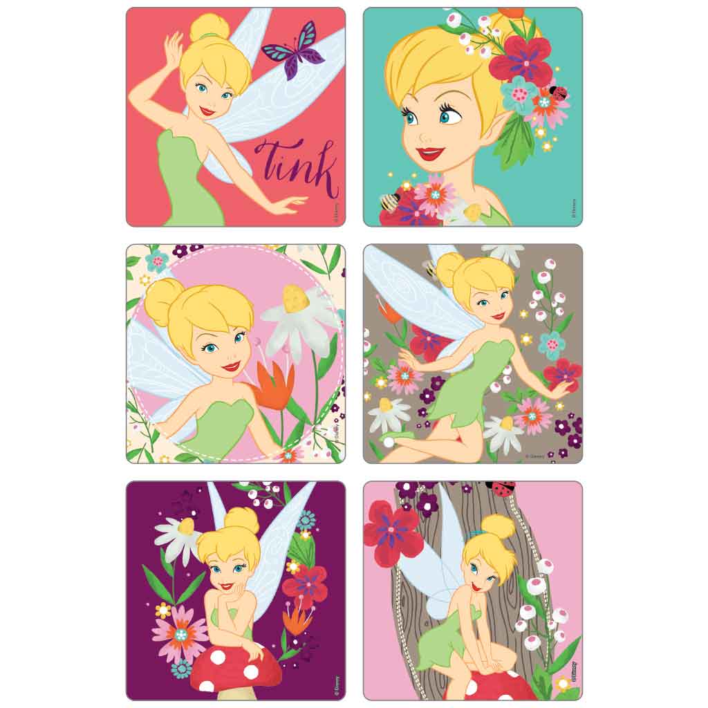 Tinker Bell Glitter Disney Stickers