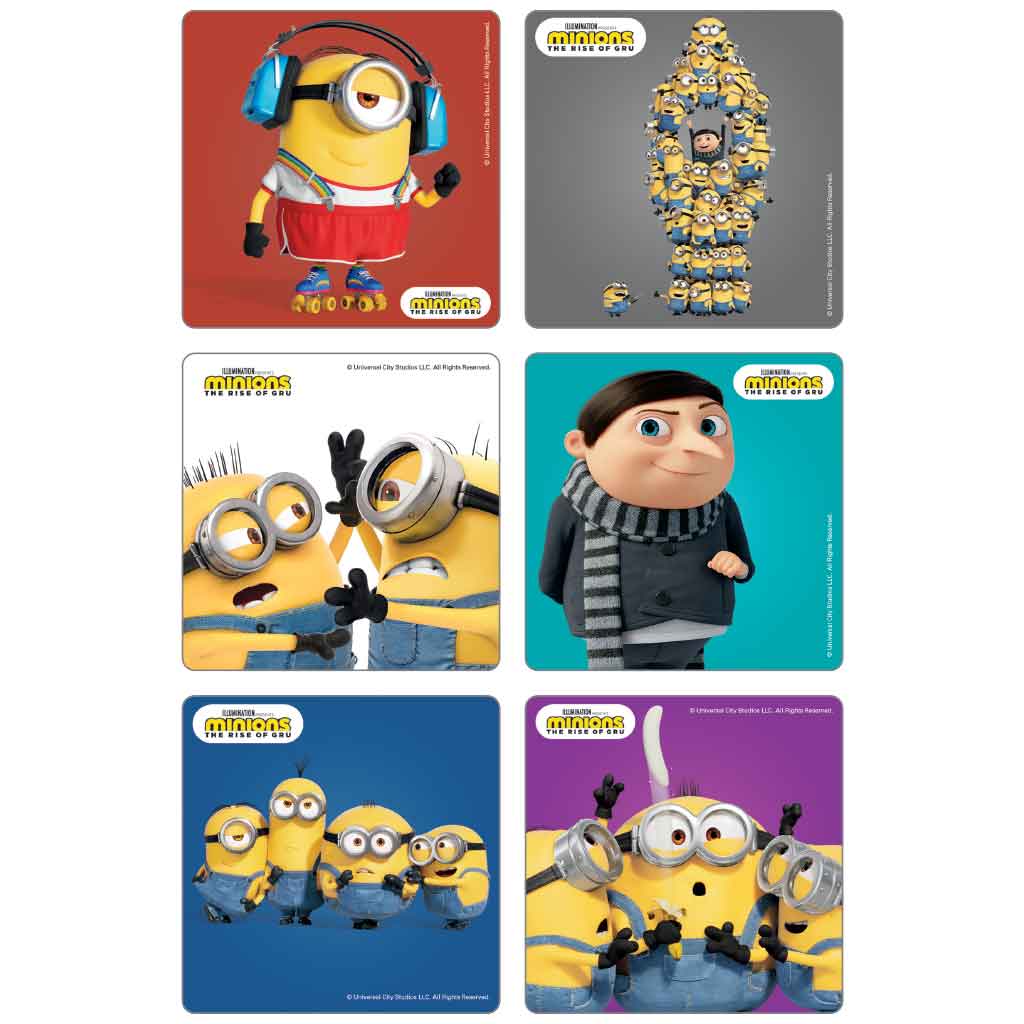 Minions: The Rise of Gru Stickers