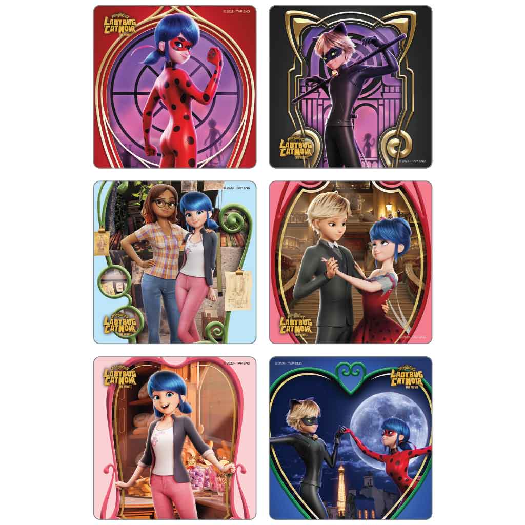 Miraculous: Ladybug & Cat Noir: The Movie Stickers