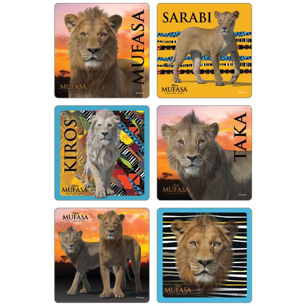 Mufasa: The Lion King Movie Stickers