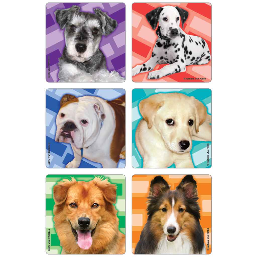 Puppy Dog Photos Asst. Stickers
